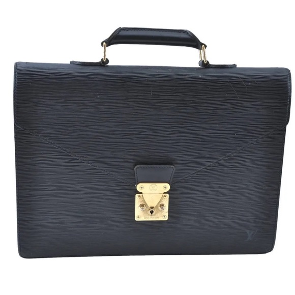 Louis Vuitton Handbags - Louis Vuitton Taiga Robusto Black Briefcase Laptop Bag
